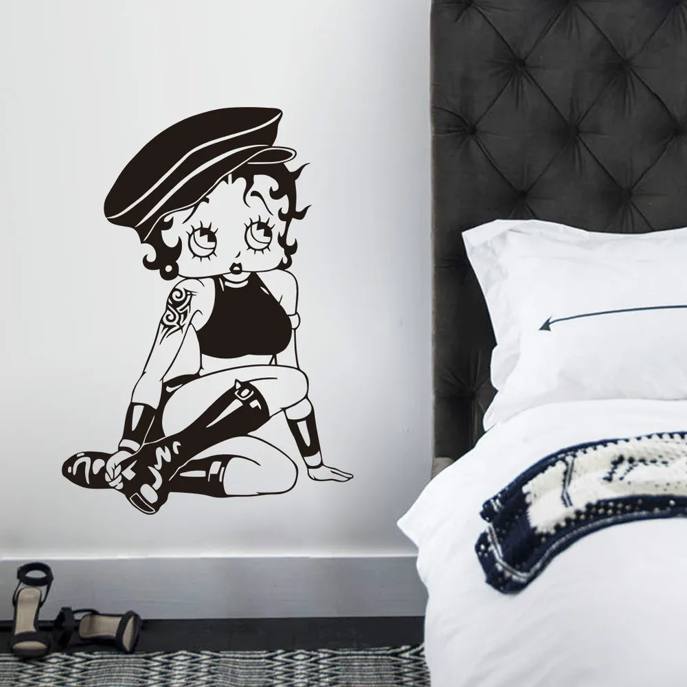 popular betty boop wall buy cheap betty boop wall lots from china top girl fashion cartoon betty boop wall stickers for kids room removable vinyl wall stickers bedroon popular betty boop wall buy cheap betty boop wall lots from china top girl fashion cartoon betty boop wall stickers for kids room removable vinyl wall stickers bedroon