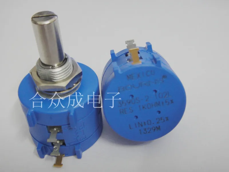 [vk] Bourns 3590s 3590s2102l Multiturn Precision Potentiometer Wire