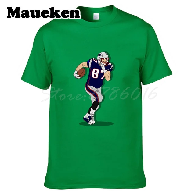 Men New England #87 Rob Gronkowski T shirt Clothes Short Sleeve T SHIRT Men's Minuteman Grouk 
