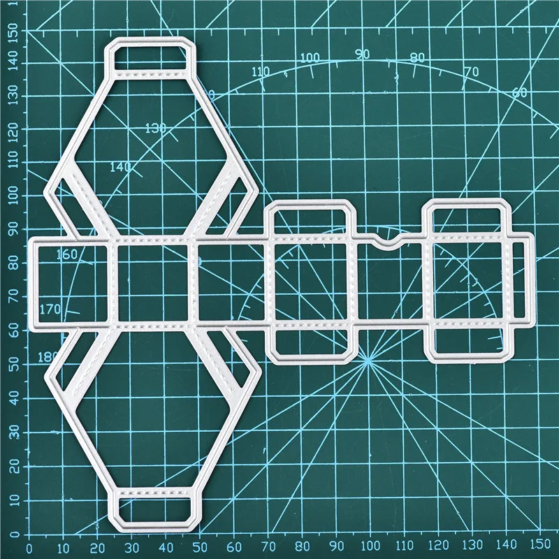 

GJCrafts Box Metal Cutting Dies Stitched DIY Scrapbooking Christmas Craft Embossing Die Cut Making Stencil Template New 2019