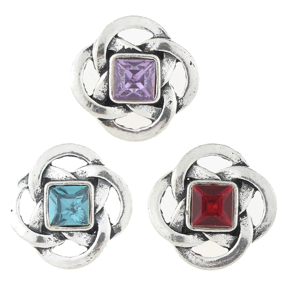 

JaynaLee 18-20mm Metal Ginger Snap Button Fit Ginger Snaps Bracelets Jewelry for women men gifts GJS4390