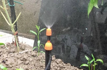 

9/12 four export cross atomizing spray nozzle with three links to shed water cooling water the flowers
