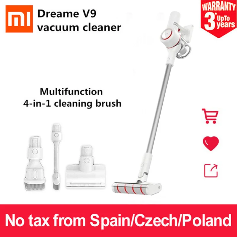 

New Xiaomi Dreame V9 Handheld Vacuum Cleaner Portable Wireless Dust Collector Cordless Cyclone Suction Home Floor Car Cleaner