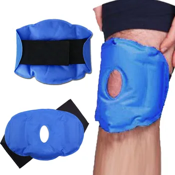 

Ice Breathable Knee Patch Therapy Gel Pack Sports Injuries Pain Relief Wrap Adjustable Reusable Surgery Hot And Cold Heat