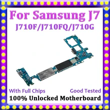 Оригинальная разблокированная материнская плата для Samsung Galaxy J7