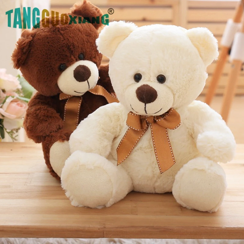 Ours En Peluche Jouet D Animaux De Dessin Anime Nounours Pelucheux De Qualite Superieure Cadeau D Anniversaire Pour Enfant 25 35 Cm 1 Piece Aliexpress