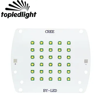 

Customize 100W 30Leds Cree XP-E XPE Cold White 10000K Led Emitter Bulb Lamp Light 6000LM 30-35V 3000mA For Street Spotlight