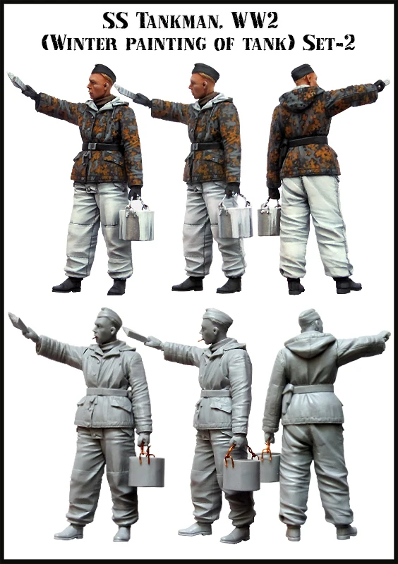 

1:35 WWII German tank crews paint