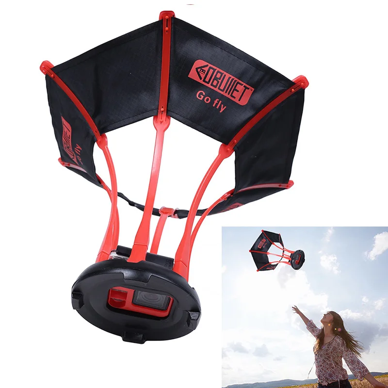 

Bullet Time Go Fly Aerial View Bird Fly High Angle Shot Selfie Stick Parachute for Gopro Hero 7 6 5 Sport Cameras