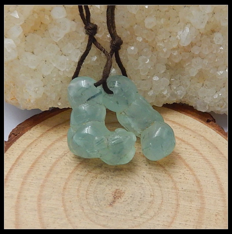 

Sales 1Pairs Natural Stone Drusy Prehnite Side Drilled Earring Bead 23x13x10mm 6.7g Beauty Jewelry Green Color Women Earrings