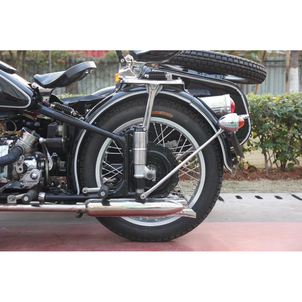 Ural CJ-K750 retro motorcycle Green army color front ,rear,side car wheel rim hub case For BMW R50 R1 R12 R 71