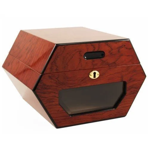 

LUXFO Cedar Cigar Humidor Mini Creative Humidor Cigar With Hygrometer & Humidifier