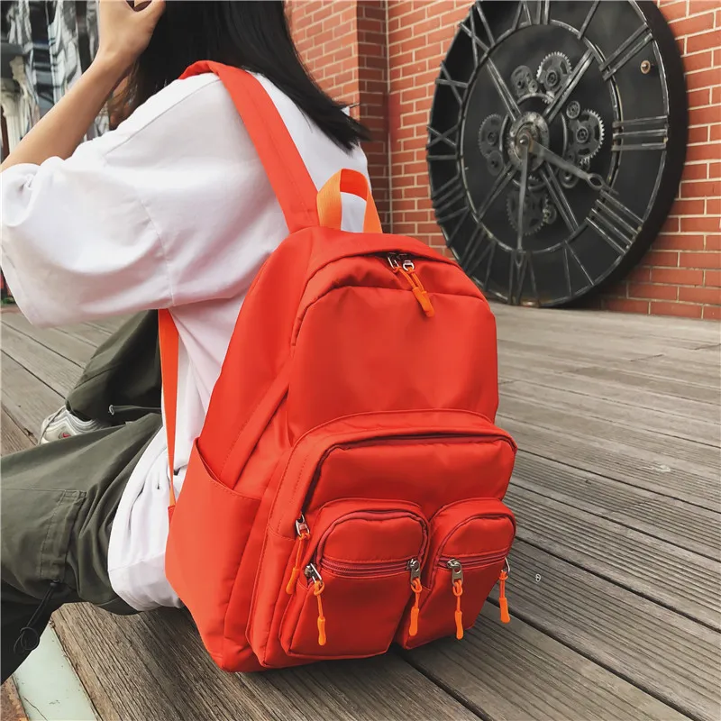 Women Nylon Backpack Bagpack Pocket Travel Back Pack Bag Female Casual Leisure Backpack Preppy School Bagpack For Teenagers Women Nylon Backpack Bagpack Pocket Travel Back Pack Bag Female Casual Leisure Backpack Preppy School Bagpack For Teenagers