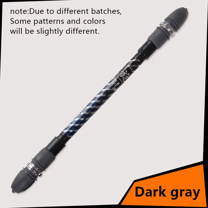 Zhigao Вращающаяся ручка для школьных принадлежностей шариковая ручка стационарные Маркеры Ручка вращается для прокрутки многофункциональная ручка синие чернила мальчик - Цвет: Dark gray