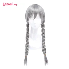 L-email парик бренд 75 см серый кролик Джуди Хоппс Косплей парики термостойкие синтетические волосы Perucas Косплей парик