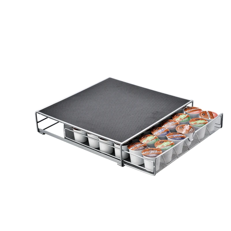 

Coffee Drawer for K-cup Coffee Storage Organizer for 36 K-Cup with a Rack Mat for most Coffee KCup Pods or Tea and Coffee Makers