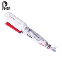 Выпрямитель для волос утюжок инфракрасный анионовый Выпрямитель волос Профессиональный паровой отпариватель выпрямитель керамический паровой ЖК-дисплей