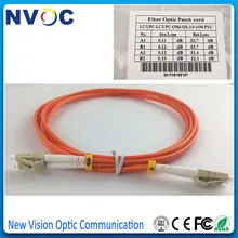 30 шт./лот, мм(62,5/125), дуплекс, 2 м, 3,0 мм, ПВХ куртка, LC/UPC-LC/UPC Волоконно-оптический патч-корд/LC UPC многомодовый волоконно-оптический перемычка