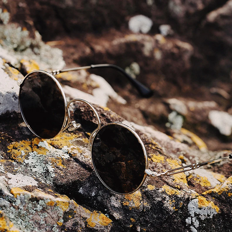 JackJad Классические Ретро Винтажные круглые металлические стильные поляризованные солнцезащитные очки, современные модные брендовые дизайнерские солнцезащитные очки Oculos De Sol E908