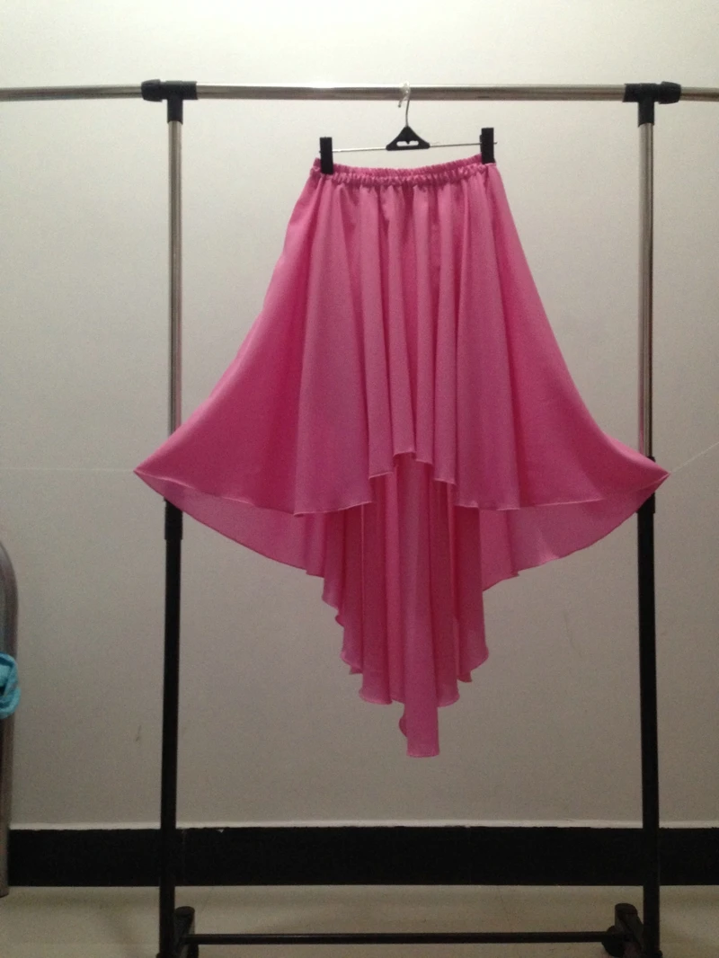 Летние женские модные плиссированные асимметричные юбки, большие размеры длинные оборки сексуальные юбки, милая розовая юбка принцессы