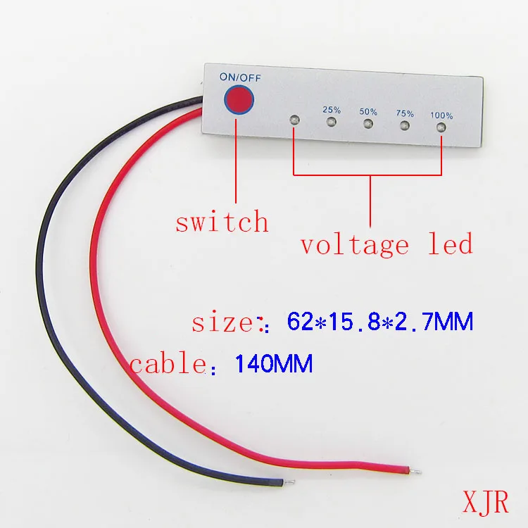 Панель дисплея питания батареи для литий-ионной LIPO батареи 3S 12,6 V емкость батареи led дисплей доска