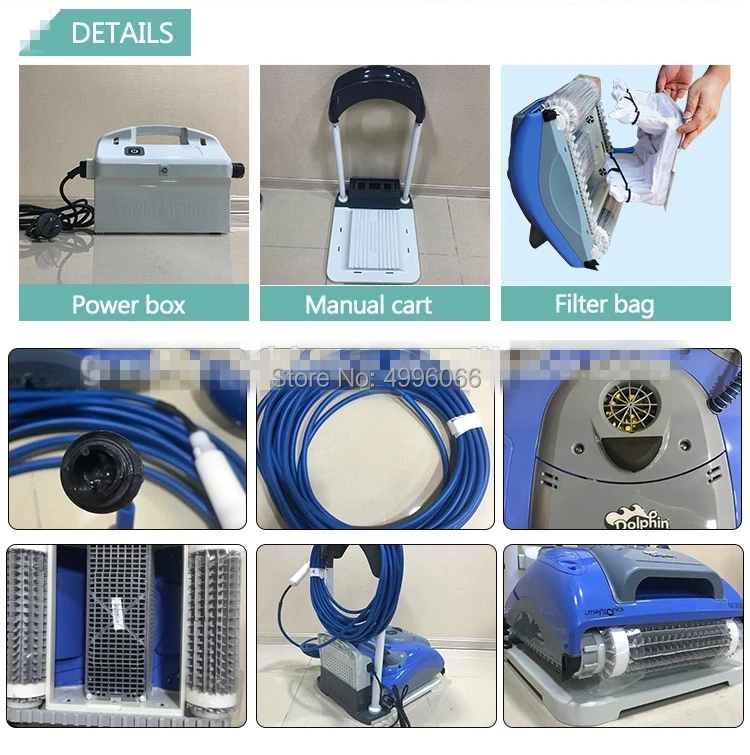 Дельфин M200 пылесос автоматическая очистка оборудование M3 плавательного Бассеина робот 18 метровый кабель Профессиональный набор для чистки оборудования