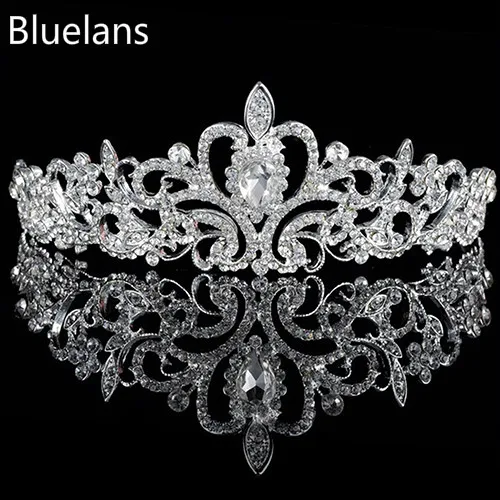 Платье на свадьбу для девочек, корона для невест Головные уборы Стразы Диадемы Ювелирные заколки для Для женщин подарок на день Святого Валентина Bijoux(украшения своими руками