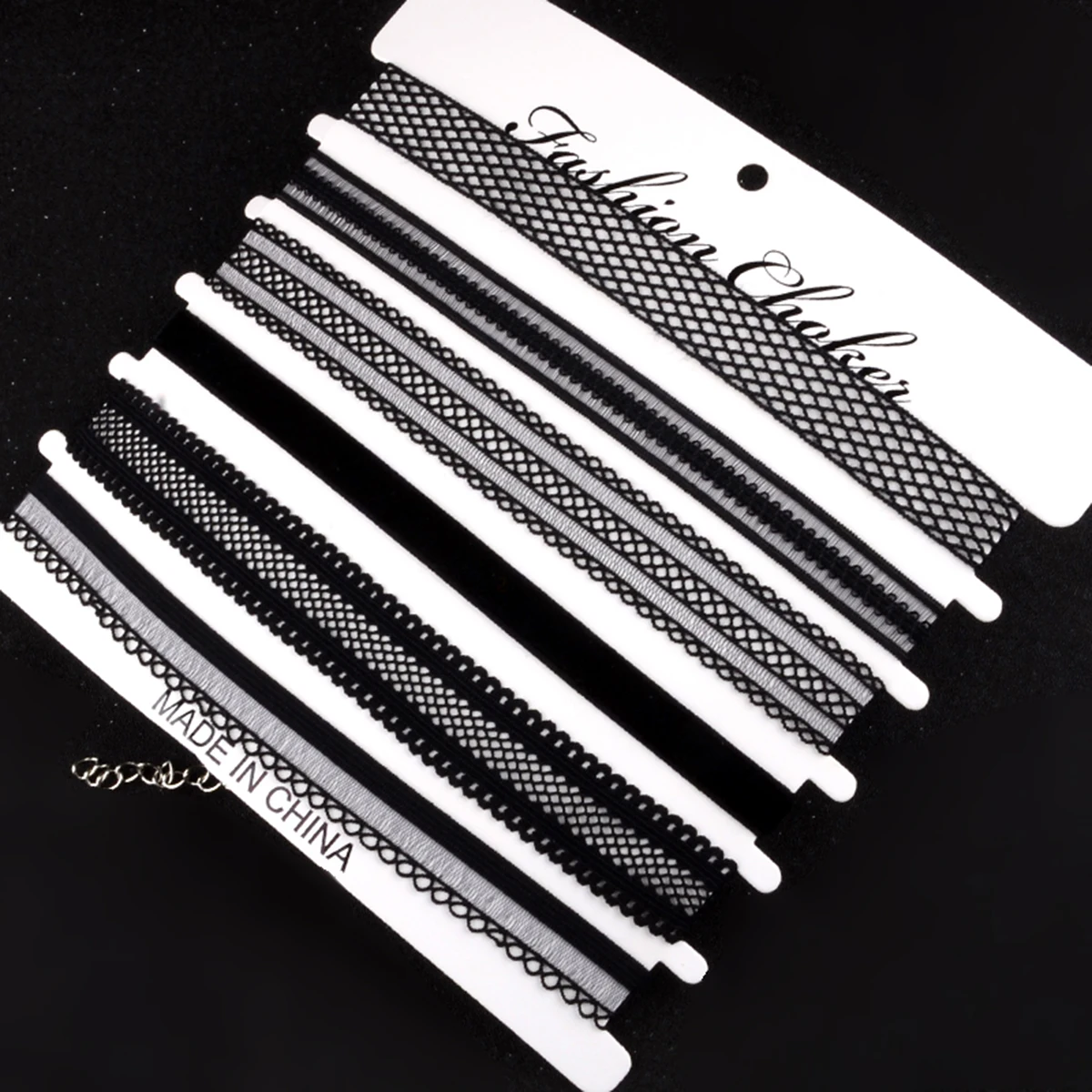 6pcs/Set Charms Black Velvet Choker Necklace Shellhard Gothic Tattoo Lace Collar Necklace For Women Jewelry Femme Bijoux