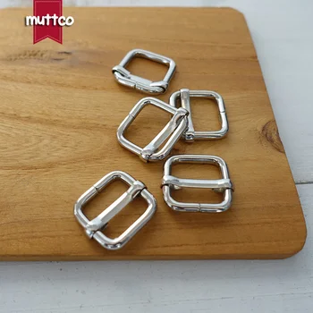 

Metal Adjustable Buckle for Making handbag backpack luggage dog collar 15mm webbing environmental plated metal buckle LXK-15S