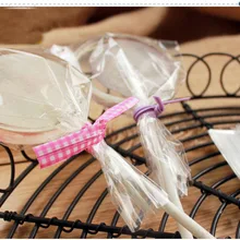 500 шт./лот 6*10,3 см из прозрачного целофана торт подарочные сумочки/леденец на палочке выпечка в подарок печенье упаковки/Рождество