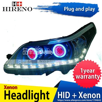 

Car custom Modified Xenon Headlamp for Citroen C-Quatre 2007-11 Headlights Assembly Car styling Angel Lens HID 2pcs
