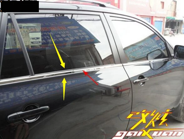 

For 06-11 toyota RAV4 RAV 4 (US Model) Stainless Steel Under Bottom Window Trim 4pcs Set 2006-2008 2009 2010 2011 2012