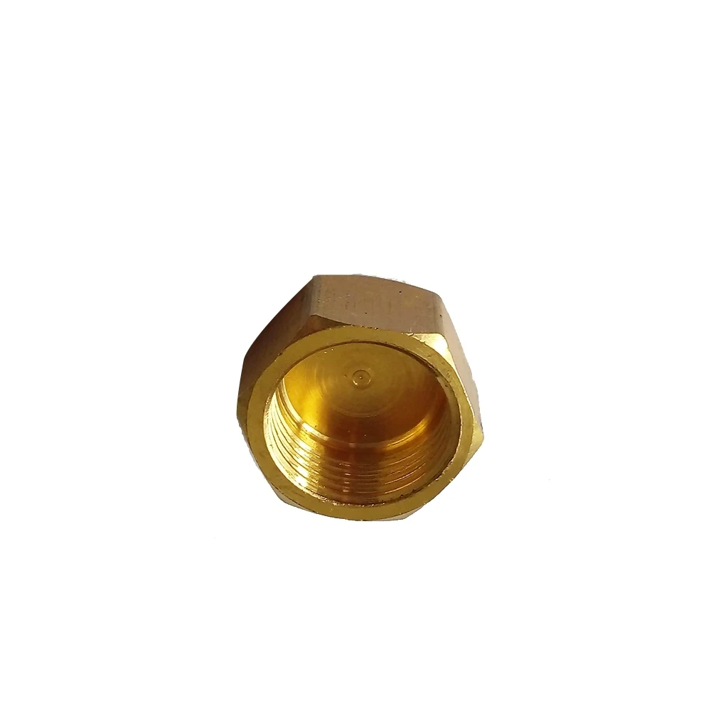 

Brass Pipe Fitting Hex Head Cap Connector 1/2" Female BSP