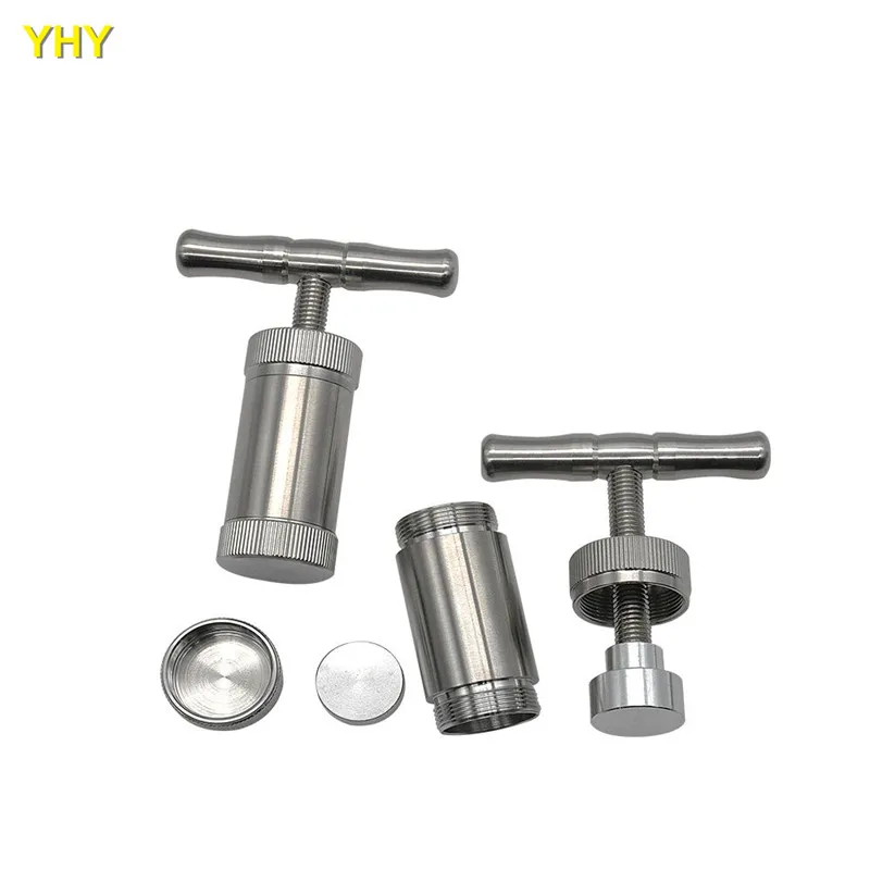 Stainless alloy Pollen Press Compressor herb tobacco pollen tobacco grinder01