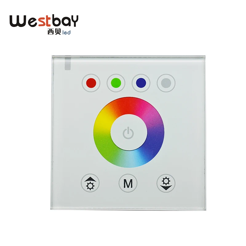 

NEW RGB LED switch Controller for RGB LED Strip Light,wall mounted switch for DIY home decoration lights.Free Shipping,Brand New