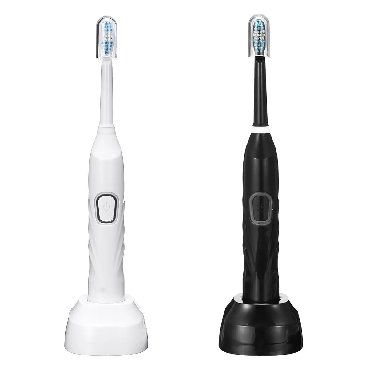 

6W Electric Toothbrush SonicWave USB Rechargeable IPX7 Waterproof Smart Chip Whitening With 3 Replaceable Toothbrush Head