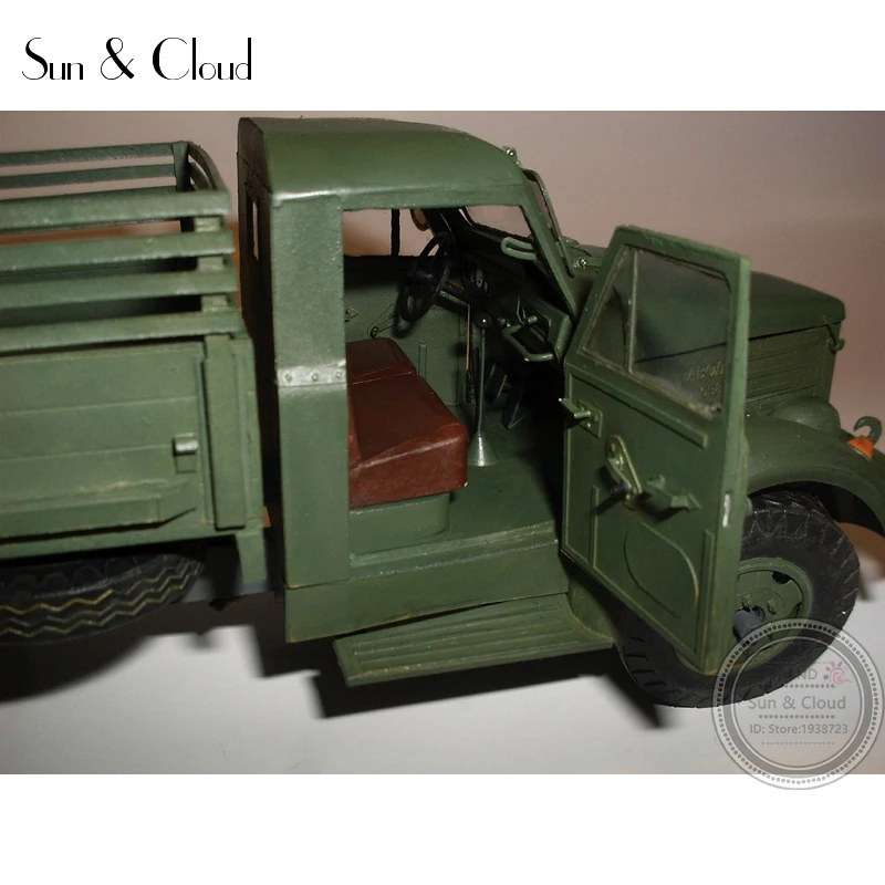 1:25 DIY 3D советский грузовик GAZ-51 Бумажная модель Второй мировой войны сборка ручная работа игра-головоломка DIY детская игрушка