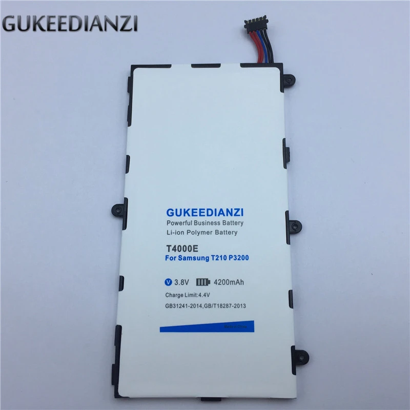 

GUKEEDIANZI Tablet Replacement Battery T4000E For Samsung Galaxy Tab 3 7.0 SM T210 T211 T215 GT P3210 P3200 SM-T210 SM-T211 T217