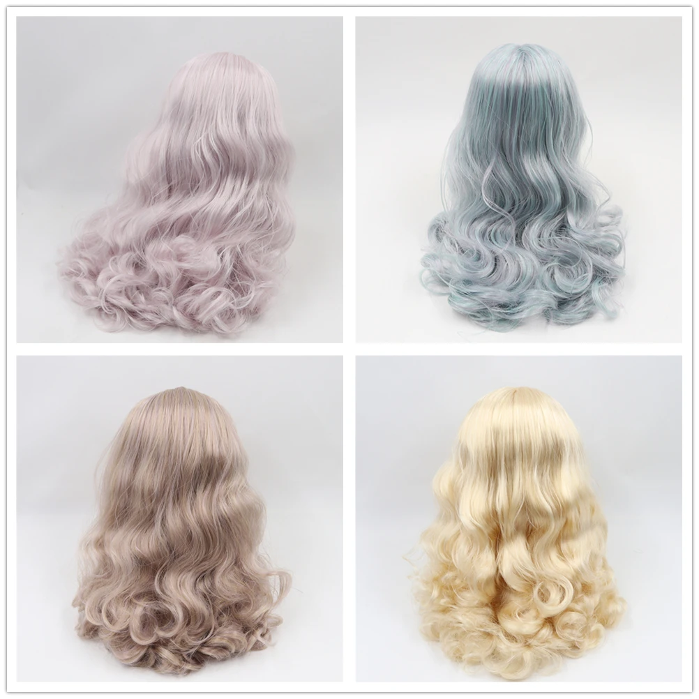 

1/6 bjd blyth doll icy RBL scalp and dome wig hair
