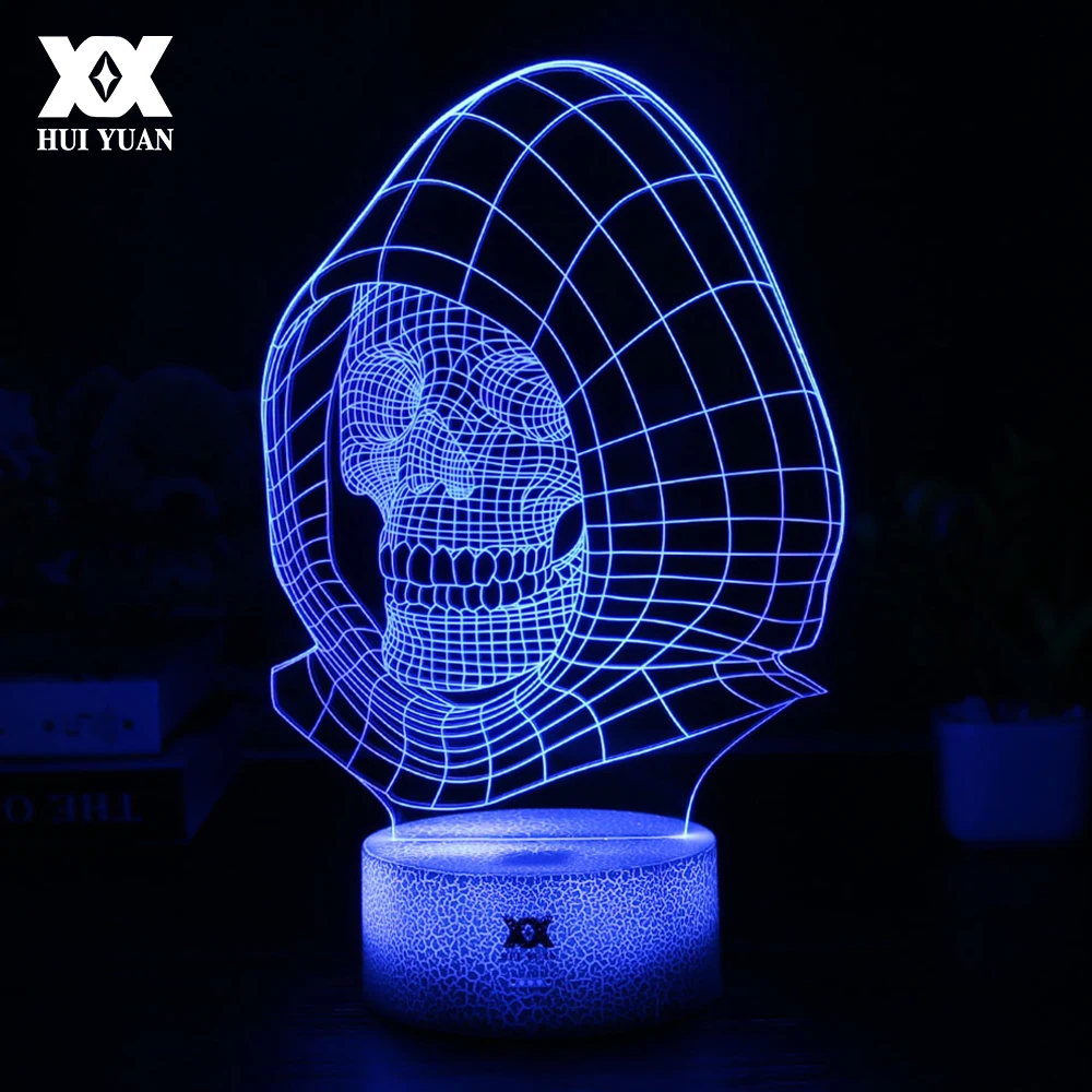 

HUI YUAN Star Wars Sheev Palpatine/Darth Sidious 3D Lamp USB Decorative Atmosphere Table Lamp LED 7 Color Sleep Night Light