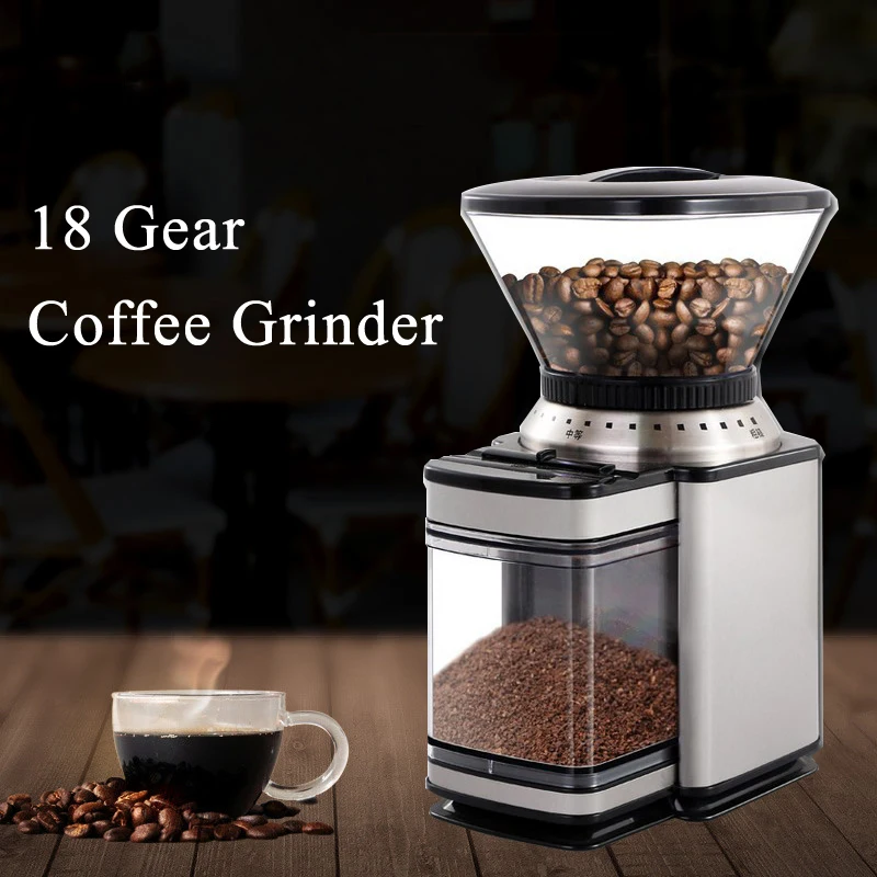120W Electric Bean Grinding Machine Specialty Coffee Grinder For Home 5