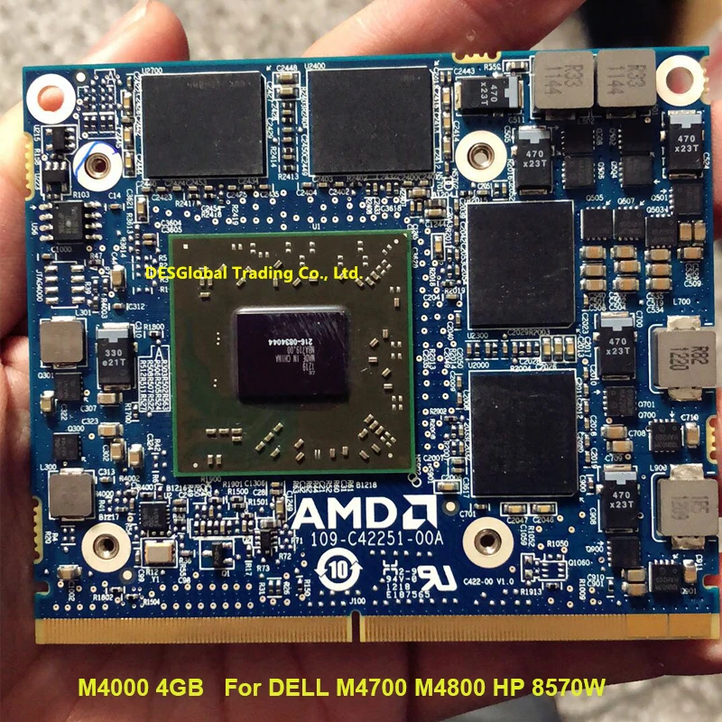  M4000 VGA Graphics Grafikkarte 216-0834044 Für Dell M4600 M4700 M4800 HP 8570 W ATI FirePro 100% Ar