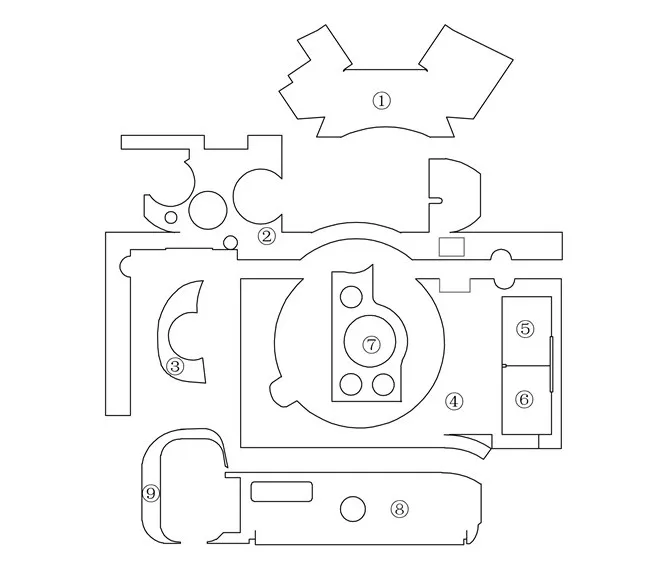 Защитная пленка для камеры для SONY A7/A7R/A7S, защита от коррозии, защита от царапин, покрытие, украшение для истирания