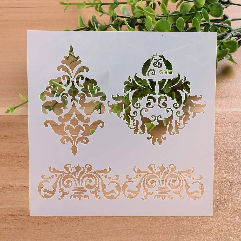 

13cm 5.1" Floral DIY Layering Stencils Wall Painting Scrapbook Embossing Album Decorative Paper Card Template