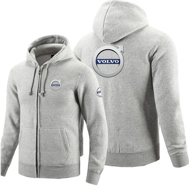 

Autumn Zipper Hoodies VOLVO car motors Print logo clothes Fleece Long Sleeve Hoodie Men women Jacket Sweatshirt causal hoody 4XL