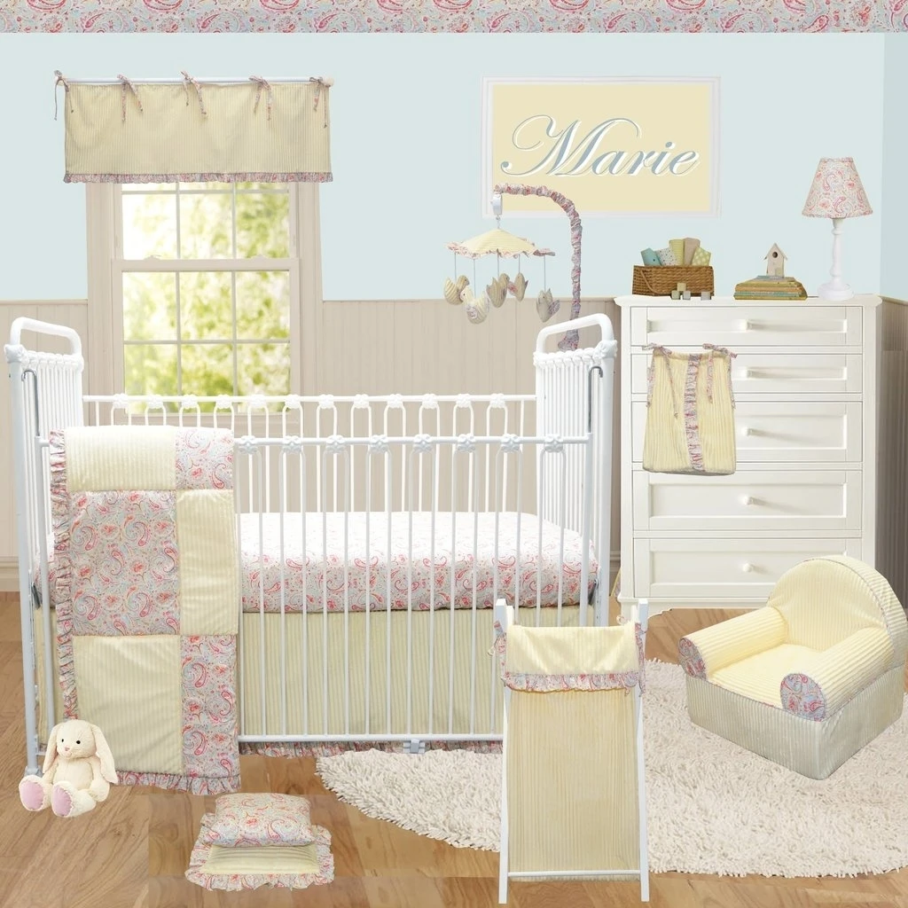 Cotton Tale Designs MA3S Marie Crib Bedding Set - 3 Piece (1)