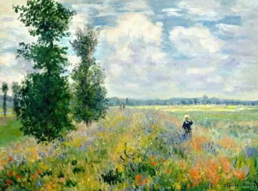 

3262 Claude Monet - Poppy Fields near Argenteuil - Paint by Numbers Kits for Adults DIY