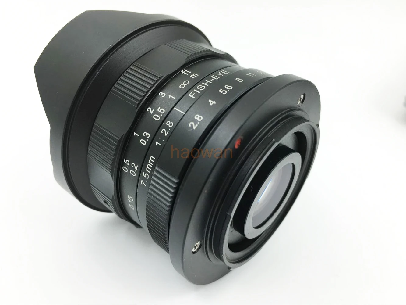 7,5 мм F2.8 MF фильм Широкий формат объектив «рыбий глаз» для sony NEX7 A5000 A6500 A7R fx xt10 xt1 xa2 m43 em1 em5 em10 gf6 eosm камеры