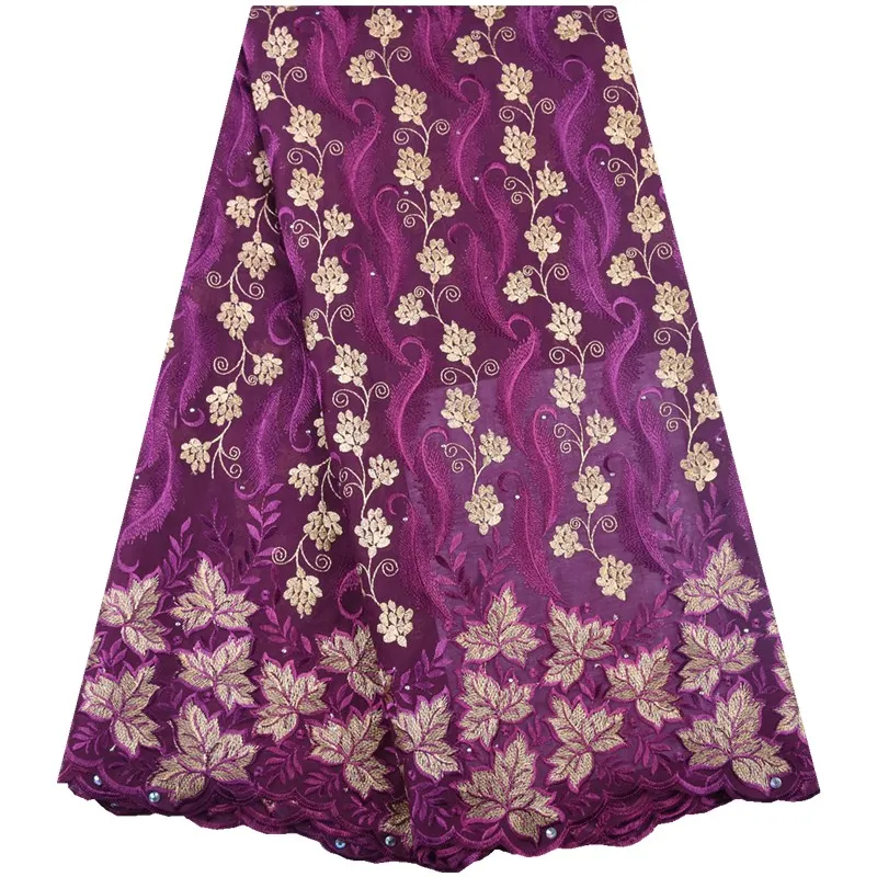 

2019 Latest Nigeria Swiss Laces High Quality Swiss Voile Laces Switzerland Cotton African Dry Lace Fabric For Women Dress 1584