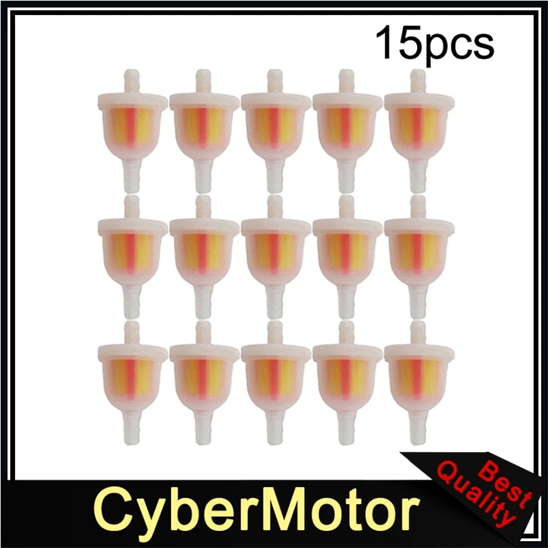 15x Fule фильтр очиститель для питбайк Дети Мини Мото ATV картинг карманный велосипед Quad 4 Wheeler мотокросса Snowmobike